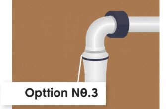 Вариант № 3 – заделываем течь в местах соединения