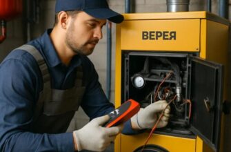 Верея: обслуживание котла отопления